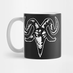 Satanic Goat Head (white) Mug